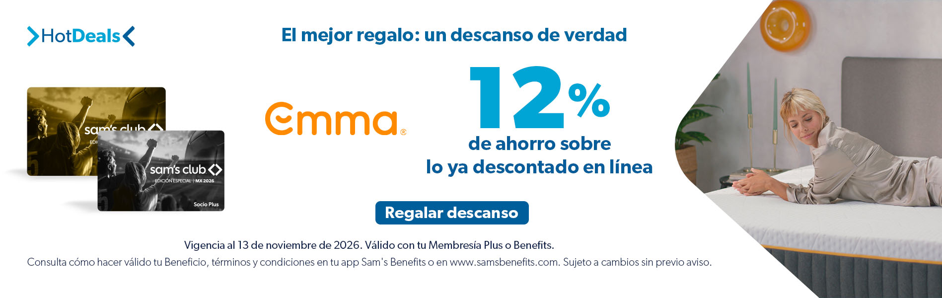 Sam's Club samsclub samsbenefits hazte socio cine viajes hot deals restaurantes educacion ropa accesorio mascotas salud entretenimiento fitness puntos